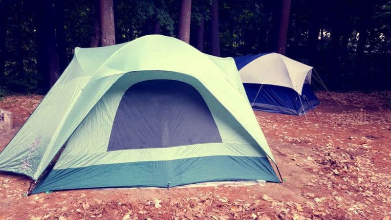 Selecting a tent